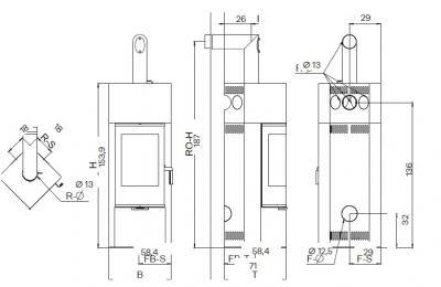 Forma houtkachel