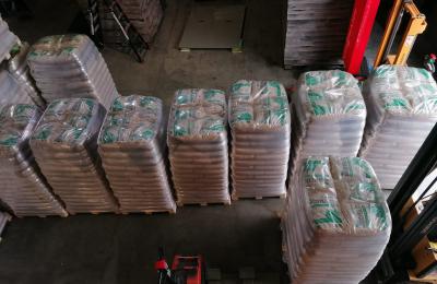 WOOD pellets (witte) per pallet